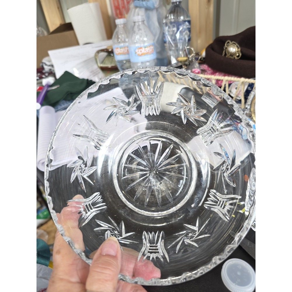 Full Level Crystal Bowl Made In Poland. Pbo. Hand Cut Highest Level For Lead...‎